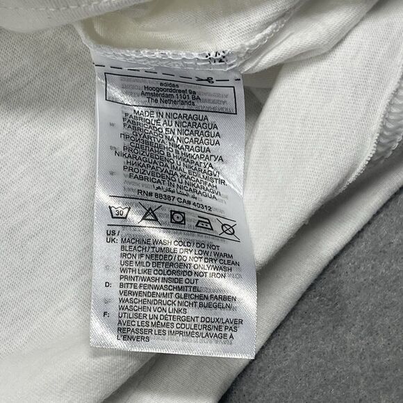 Adidas Messi T Shirt Mens Large White Inter Miami Bienvenido Tee Soccer ATACAGIL - Picture 6 of 13